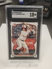 JACKSON HOLIDAY 2023 BOWMAN DRAFT BASEBALL PAPER ORIOLES SGC 10