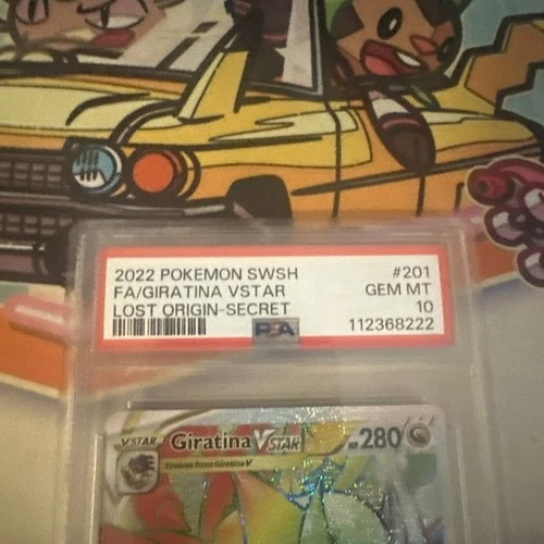 2022 Pokemon Sword and Shield Lost Origin Giratina Vstar #201 PSA 10