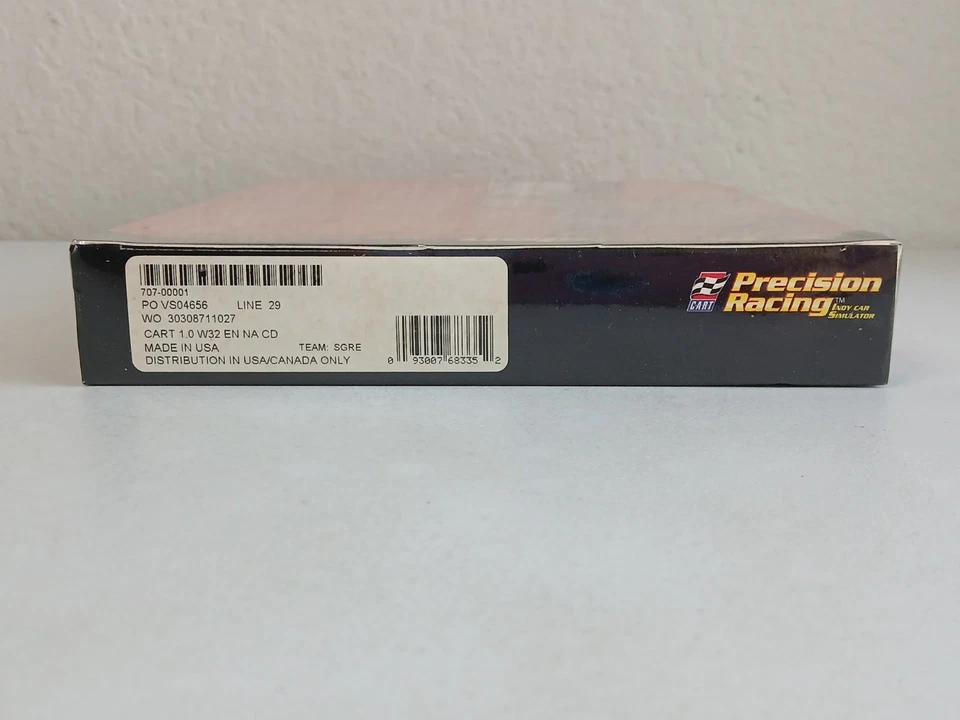 CART PRECISION RACING INDY CAR SIMULATOR Microsoft CD-ROM 1997 Sealed Big Box - Image 3 of 4