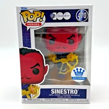 Funko POP! Heroes DC Comics SINESTRO (Classic) #470 Exclusive w/Box Protector
