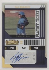 2022 Chronicles Contenders Prospect Ticket Playoff 9/18 Taj Bradley Auto 4z8