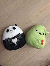 Nightmare Before Christmas 12 Squishmallow Set Of 2 Jack And Oogie Boogie
