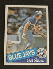 1985 Topps Dave Collins Baseball Card #463 Blue Jays OF VG O/C