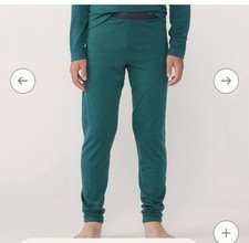 REI Kids Teal Thermal Base Layer Pants Size 14-16