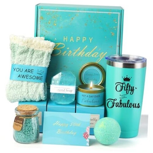 50th Birthday Gifts for Women, Gifts for 50th Birthday Woman, 50th Birthday