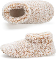 Cozylook Fuzzy Slippers for Women Indoor Soft Sole Slipper Socks  Warm Plush Fe