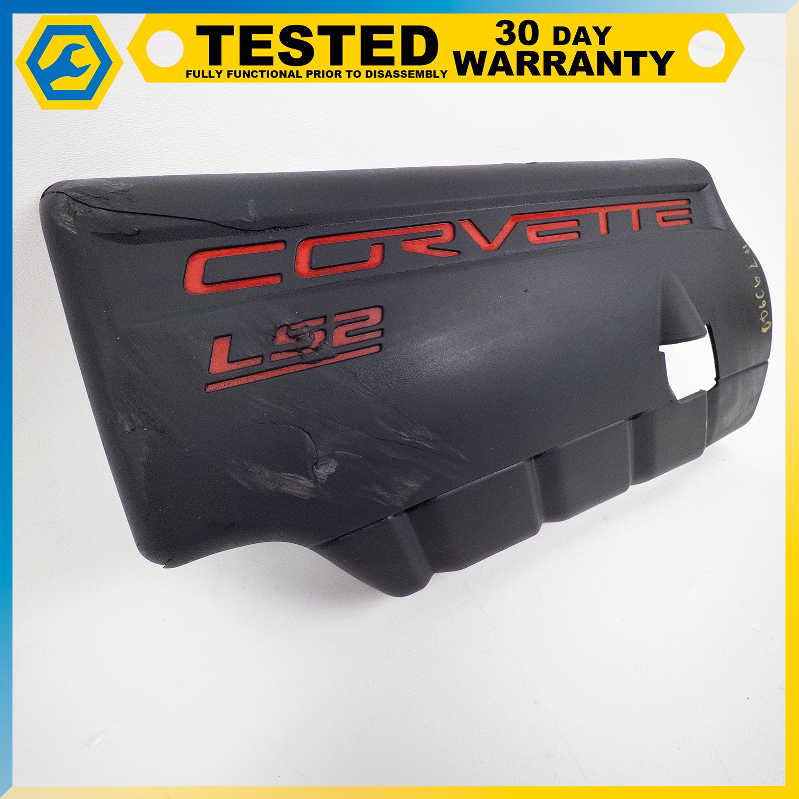 05-13 CHEVROLET CORVETTE C6 6.0L LS2 LEFT SIDE ENGINE COVER INTAKE MANIFOLD OEM