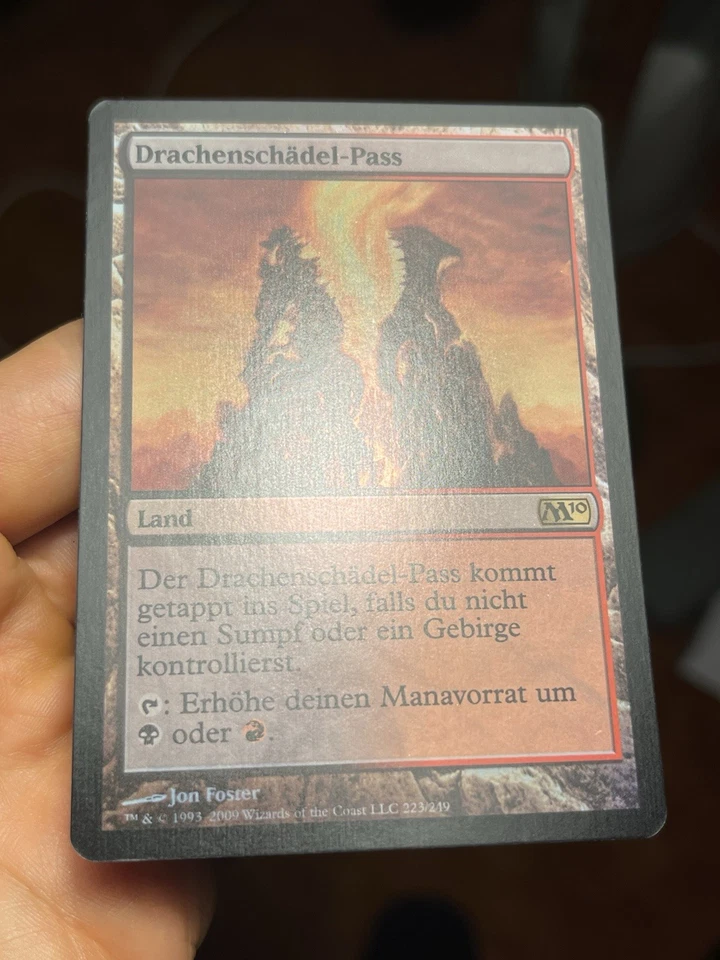GERMAN OG Foil • Dragonskull Summit • Clean (223/257) Magic 2010 • Mtg (1651) - Image 2 of 4