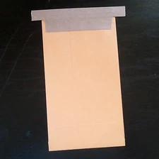 Kraft Tin-Tie Envelopes dry sample pouches 3 x 5"