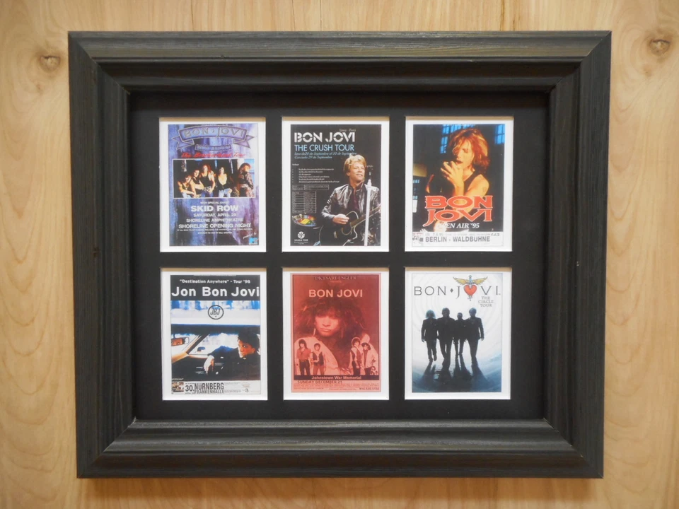 THE WHO - 6 MINIATURE CONCERT POSTERS = BUY UNFRAMED $24.99  or FRAMED $47.99 - Image 3 of 4