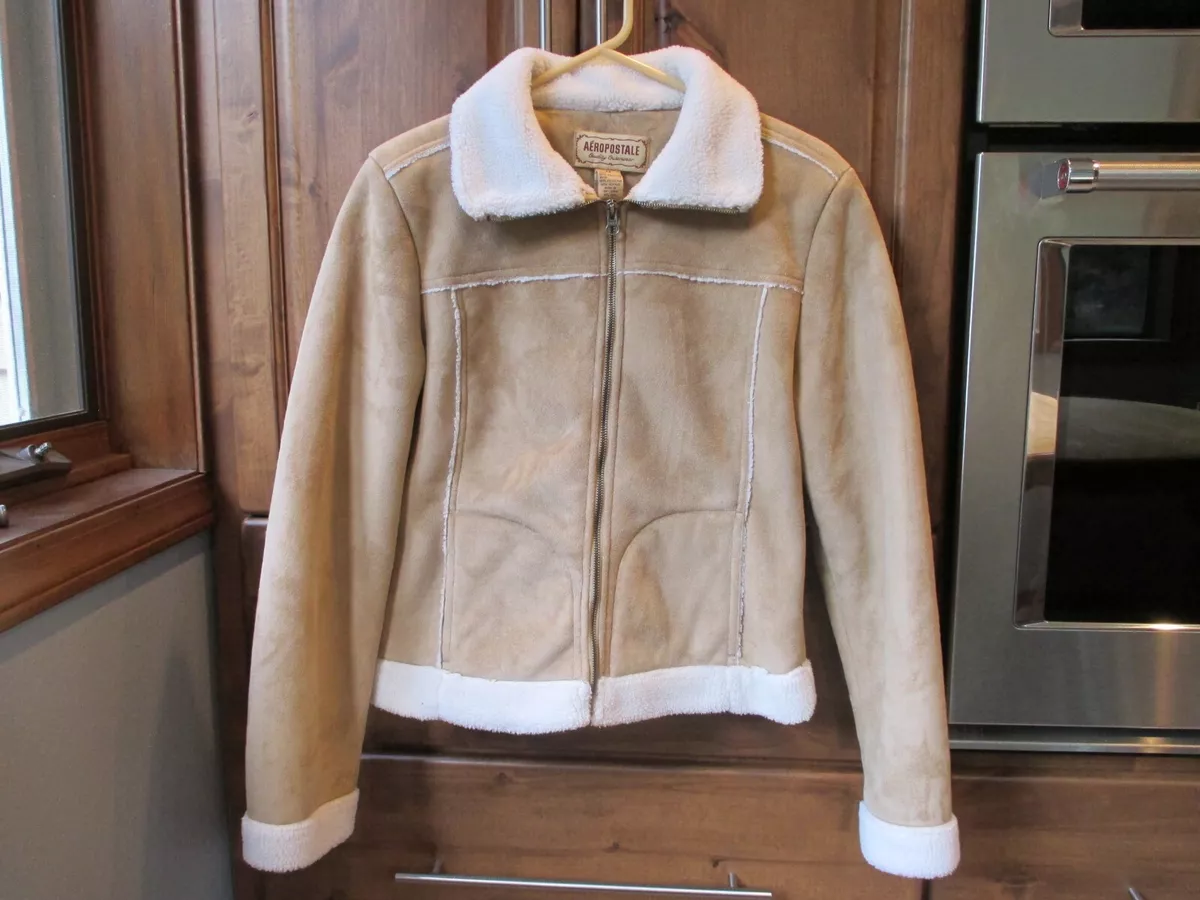 Aeropostale suede best sale jacket