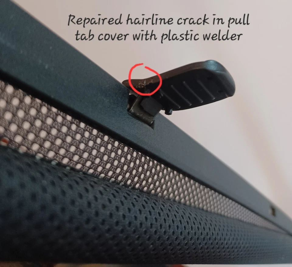 BMW 740iL 750iL 1995-2001 trasero izquierdo lado del conductor parasol Foto 3 de 4