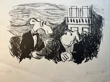 “REPUBLICANS & DEMOCRATS” Talking Cartoon Comic AP Artwork Illustration PRINT