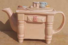 Vintage Retro decorative Tea Pot China large Teapot kichen table 8" x 5.5"