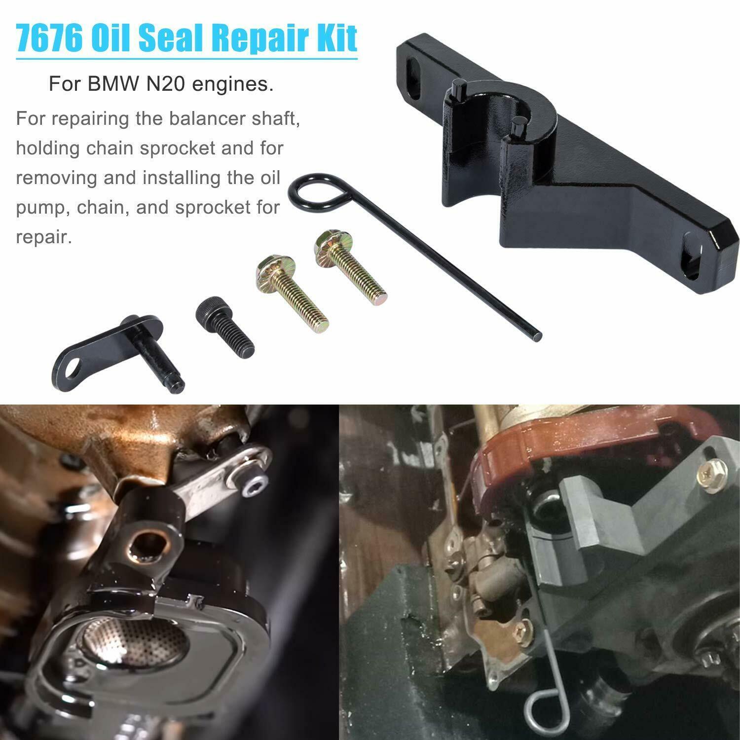 2801 Flywheel Holder Lock Tool & 7676 Oil Seal Repair Kit For BMW N20