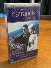 FRANCIS OF ASSISI VHS 1961 Bradford Dillman as Saint Francis St. Clare Catholic 