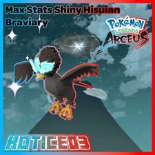 Pokemon Legends: Arceus Shiny Hisuian Braviary Max Stats