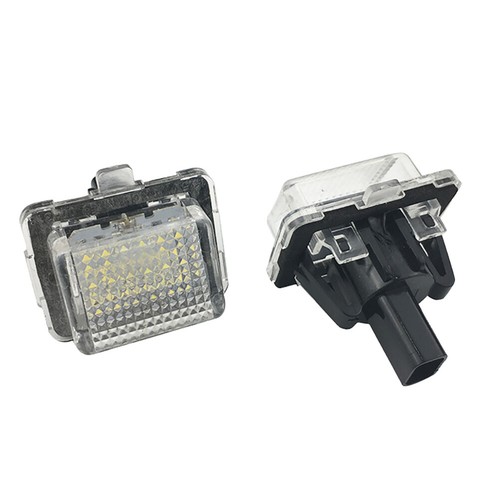 1Pair LED Number License Plate Light For Benz W204 W207 W216 W218 W212 W221 W231 - Picture 6 of 7
