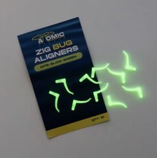 Atomic Zig Bug Aligners Nite Glow - Carp Fishing Nite-Glow Green Zig Bug Aligner
