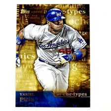 Yasiel Puig 2015 Topps Archetypes Insert #5 MLB Los Angeles Dodgers