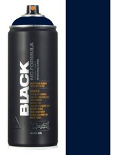 Montana Black Spray Paint 400ml - 170+ Colours - Matt Finish High Pressure
