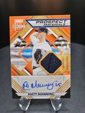 2021 Matt Manning AUTO RC Elite Extra Edition Prospect Materials