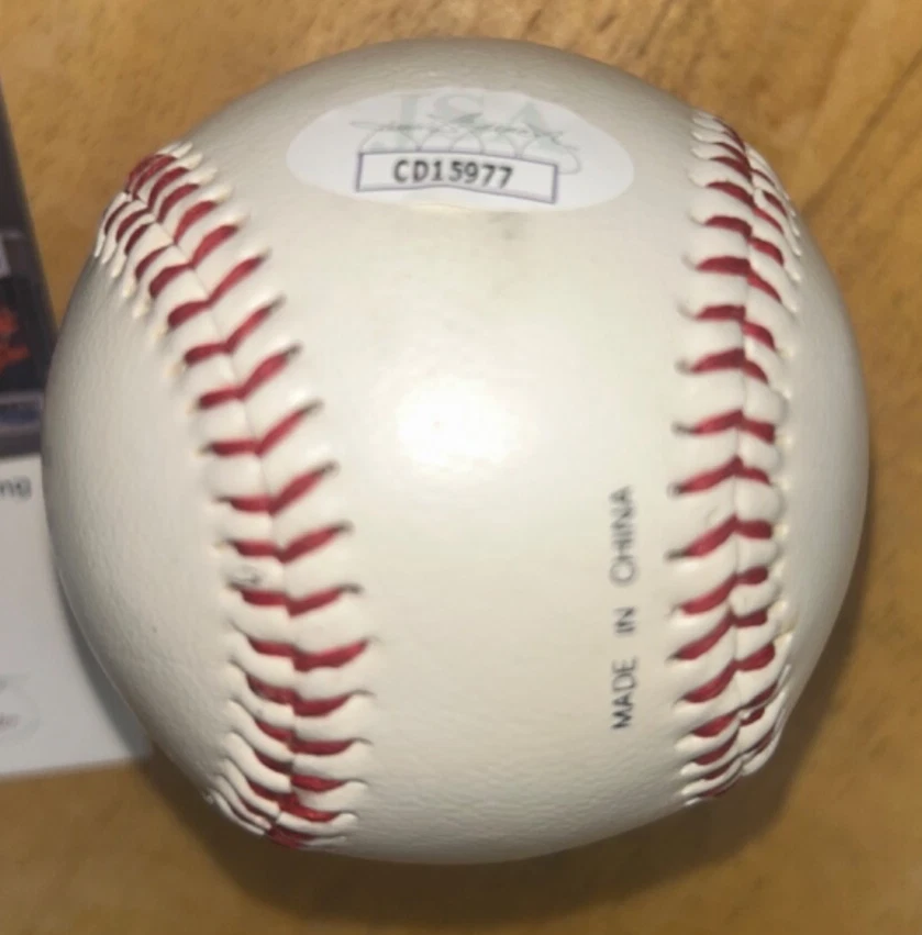 Bud Harrelson '69 Mets Signed Baseball JSA Certified - Image 2 of 3