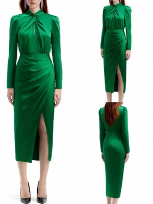 green formal bridesmaid dress Green Tulle Long Prom Dresses, A-Line Evening Dresses US 4 / Custom Color / B main image 0