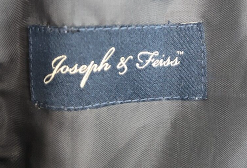 Joseph Feiss Boys Suit 16 Brown Striped Rayon Blend Single Breasted Blazer Fit - Picture 22 of 23