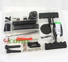 82pc Tire Repair KIT DIY Tools Plugs Fix Punctured Flat Tires for Car Truck SUV