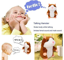 Sprechender Hamster sprechender Talking hamster Kuscheltier Plüschtier