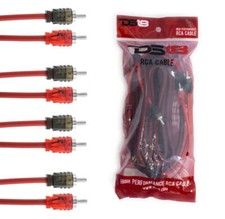 2x 16 Foot RCA Cable High Quality Performance OFC Noise Rejection Cable R16 DS18