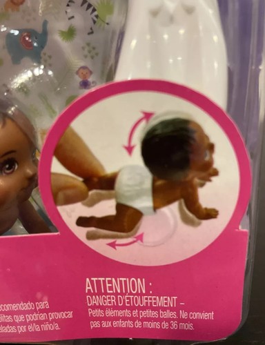 NUEVO EN CAJA Barbie Skipper Niñeras Cratear Tiempo de juego Juego AA BabyDoll Caja de daños - Imagen 3 de 7
