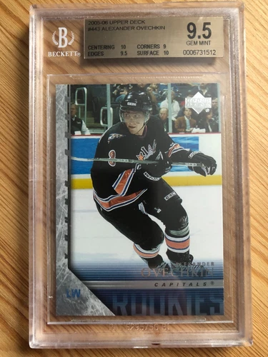 2005-06 Upper Deck ALEXANDER OVECHKIN Young Guns Rookie YG RC BGS 9.5 w 10 subs
