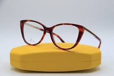 NEW SWAROVSKI SK 5414 052 HAVANA GOLD CRYSTALS AUTHENTIC FRAMES EYEGLASSES 53-15
