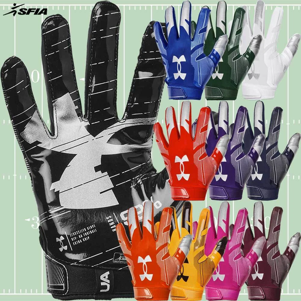 Under Armour F8 Adult Mens Football Gloves w/Gluegrip Sticky, NFHS/NCAA  Approved