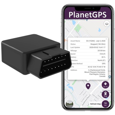 (OBD 4G) - Real-Time OBDII GPS Tracker with OBD2 Diagnostics for Cars Trucks ...