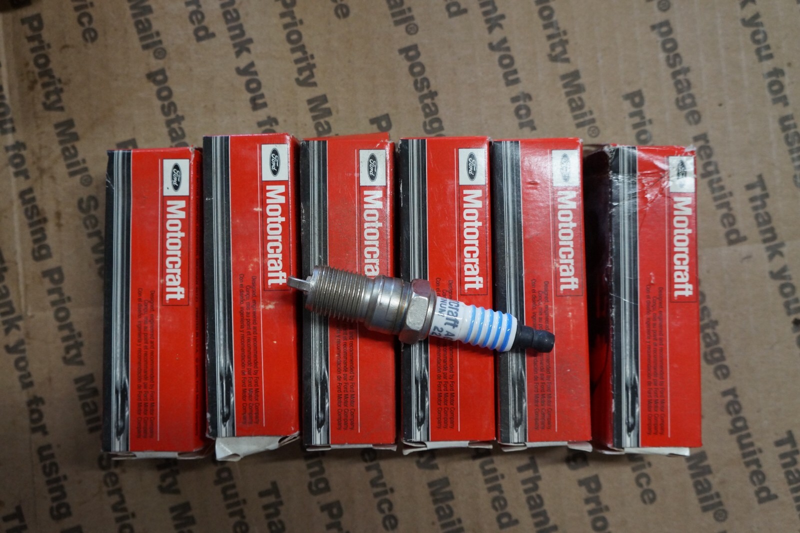 --4 pack -- Spark Plug-Copper Resistor Autolite 4163  NOS  BXPLUGS