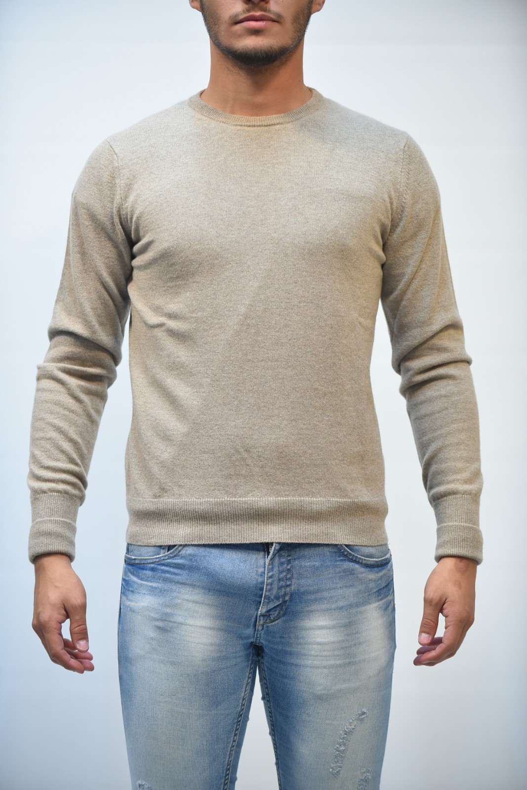 MAGLIA - 50% PLUSULTRA herren 100% Cachmere GI5983 BEIGE MIS.S AA MAGLIA - 50% PLUSULTRA herren 100% Cachmere GI5983 BEIGE MIS.S AA