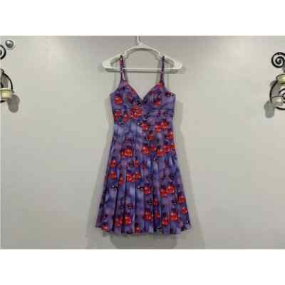 Heaven Marc Jacobs Purple Faces Dress XS