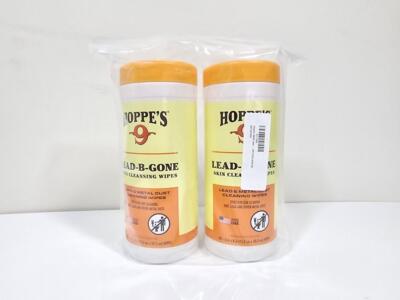 2PK Hoppe's LBG40 Lead-B-Gone Skin Cleansing Wipes Package of 40