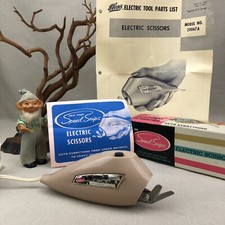 Thor Speed Snips Vintage Electric Scissors Model 20067A Sewing Fabric Cutters