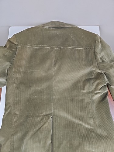 Vintage 1970'S Sears The Country Coat Green Corduroy Jacket Mens Size 46 Long - Picture 15 of 15