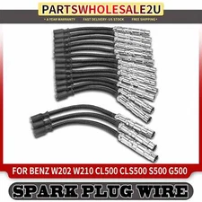 16Pcs Spark Plug Wire Set for Mercedes-Benz CL500 CLS500 S500 G500 SL500 ML500