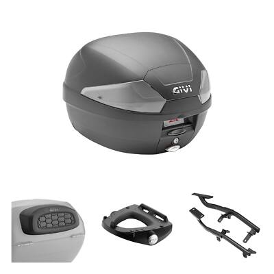 GIVI Koffer Kit B29 TECH Schwarz Rauchglas Für Suzuki 200 UH Burgman 2006-2021
