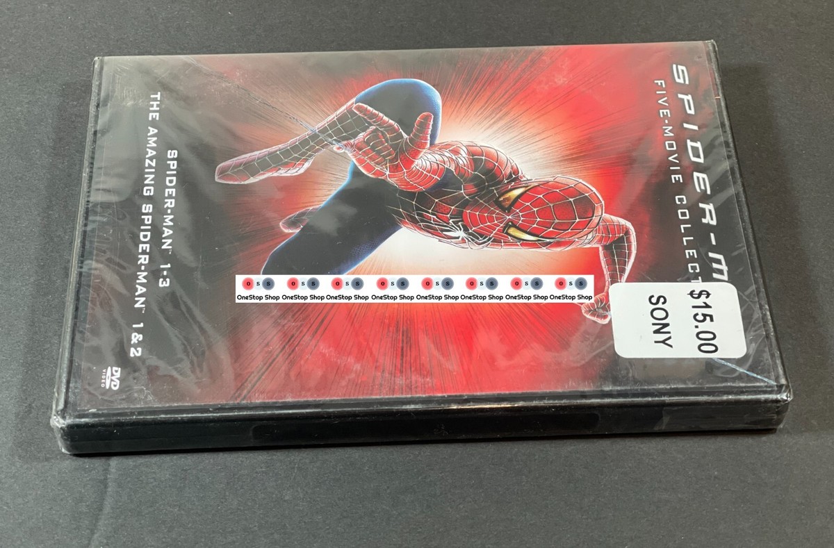 ✨ SPIDER-MAN ✨ 5 Movies: 1 2 3, Amazing Spider-Man 1 & 2