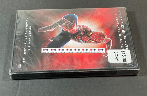 ✨ SPIDER-MAN ✨ 5 Movies: 1 2 3, Amazing Spider-Man 1 & 2 💥 DVD 💥 Multi Feature - 第 4/5 張圖片