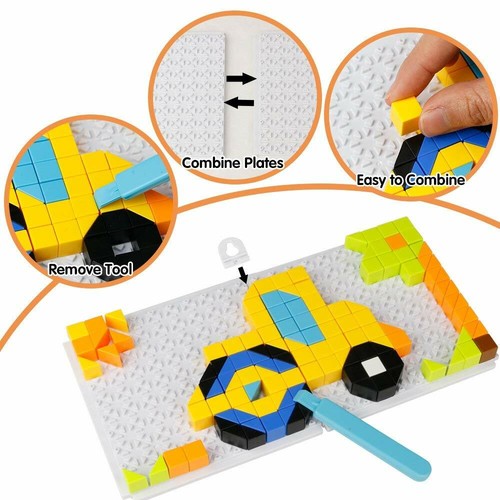 ✅⭐DESDE ESPAÑA⭐ Juego Infantil Niños Puzzle Toy Montar Mosaico Pinchos - Imagen 6 de 8