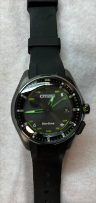 【極美品】CITIZEN Eco-Drive BZ4005-03E CITIZEN Eco-Drive Bluetooth BZ4005-03E Super Titanium Model Men's