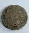 1863 Indian Head Cent Penny Coin in Good Condition  #512